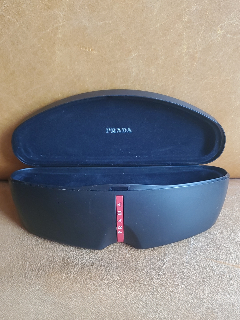 Prada Black Eyewear Sunglasses Glass Case Holder